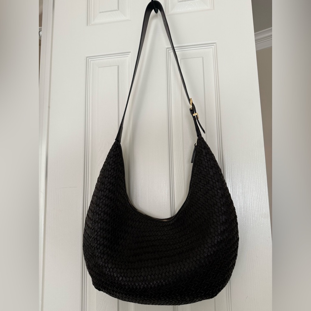 Madewell The Essential Curve Shoulder Bag - Dark Brown - Picture 4 of 14
